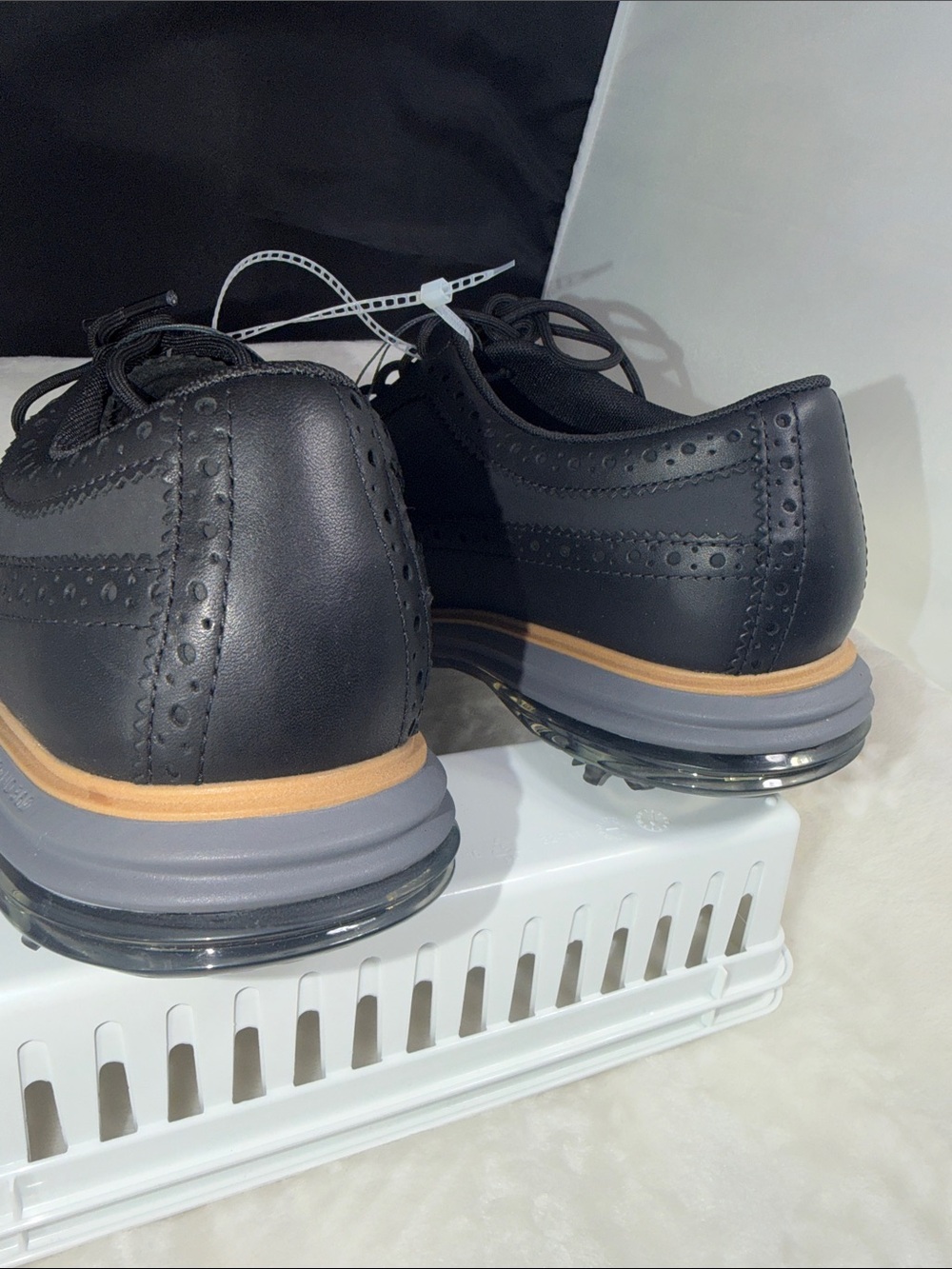 Cole Haan OriginalGrand Golf Waterproof Wingtip Shoes Men’s 10.5 Black Grand.360 - Picture 8 of 8